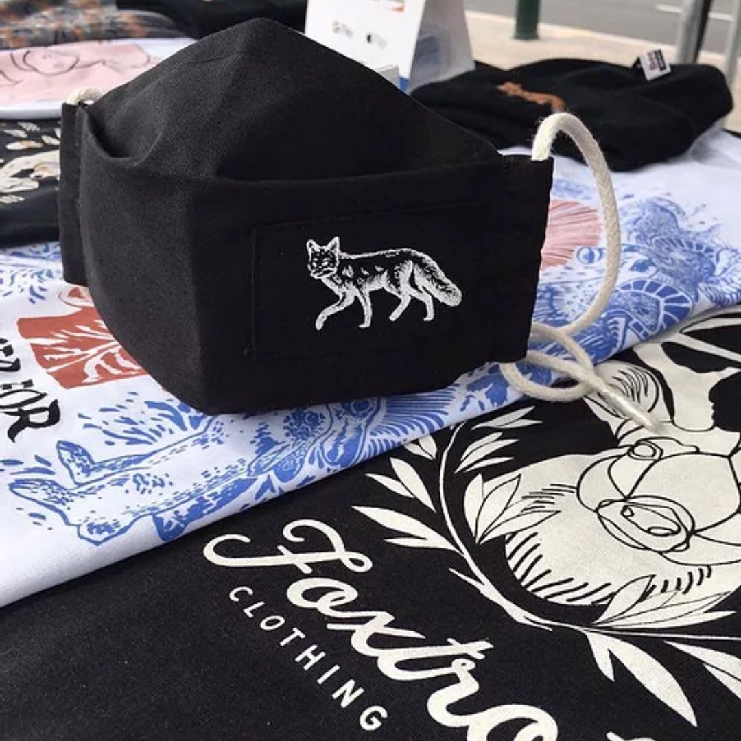 Sustainably made and PETA-approved vegan 🌱

Shop our Foxy Facemask and continue to keep yourself and your loved ones safe!

thesierrafoxtrot.com/product-page/f…