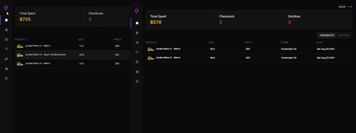 <a href="/ParagonAIO/">ParagonAIO</a> 2.0 is so nice
Ran a minimal setup and got 6 checkouts (1 unlogged) and had 6+ carts that got stuck checking out
Thanks <a href="/Rainbow_Proxy/">RainbowProxy</a> for the amazing proxies and <a href="/TheNorthCop/">TheNorthCop</a> for the amazing info!