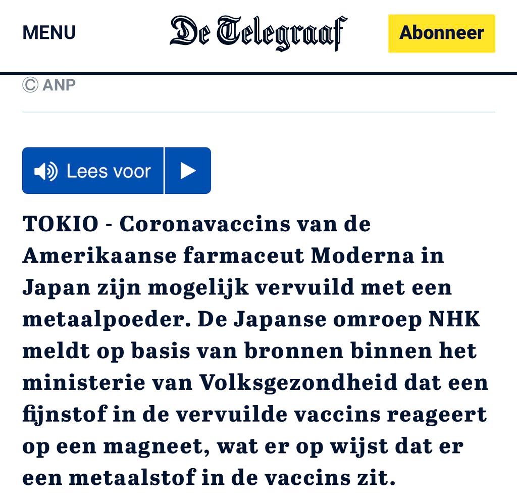 SimoneSays123's tweet photo. Hé dit was toch een verzinsel van de wappies? https://t.co/8Mnsl9O1QA