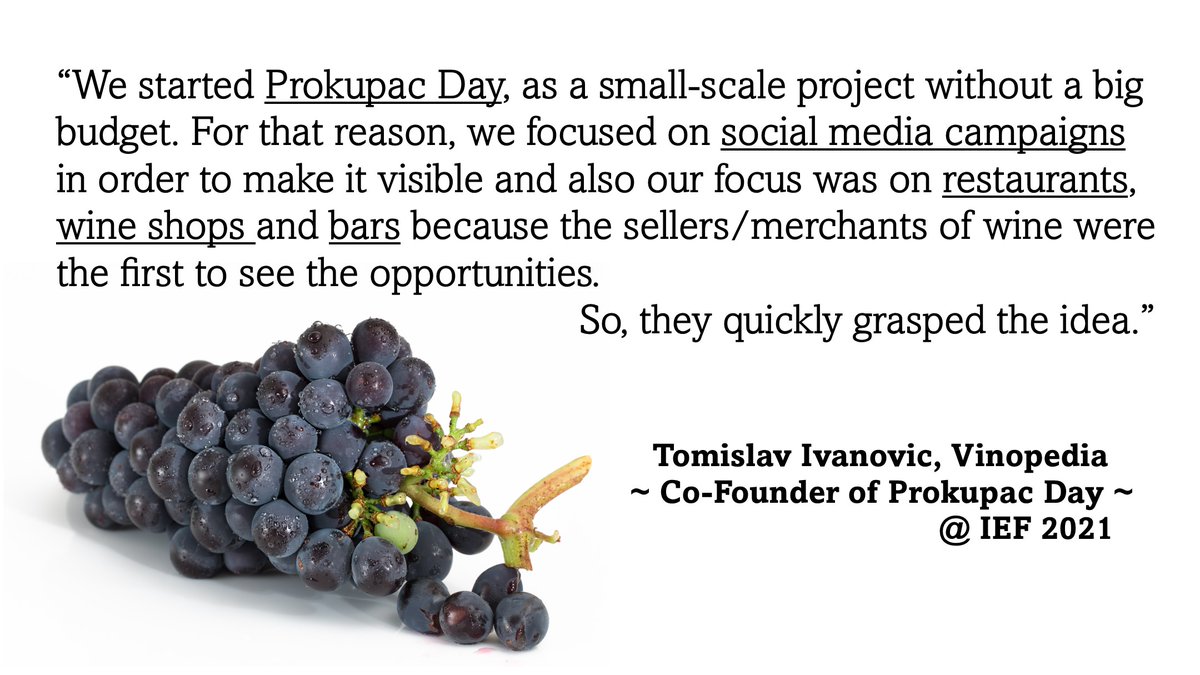 Tomislav Ivanovic from <a href="/VinopediaSerbia/">Tomislav Ivanovic</a> during #IEF2021 explaining the beginning of Serbia's 'PROKUPAC DAY'.
#IEF2021 #wineforum #onlineforum #economicforum #winery #wineindustry #nativegrapes #Indigenous #prokupac #ProkupacDay #vinopedia #serbia