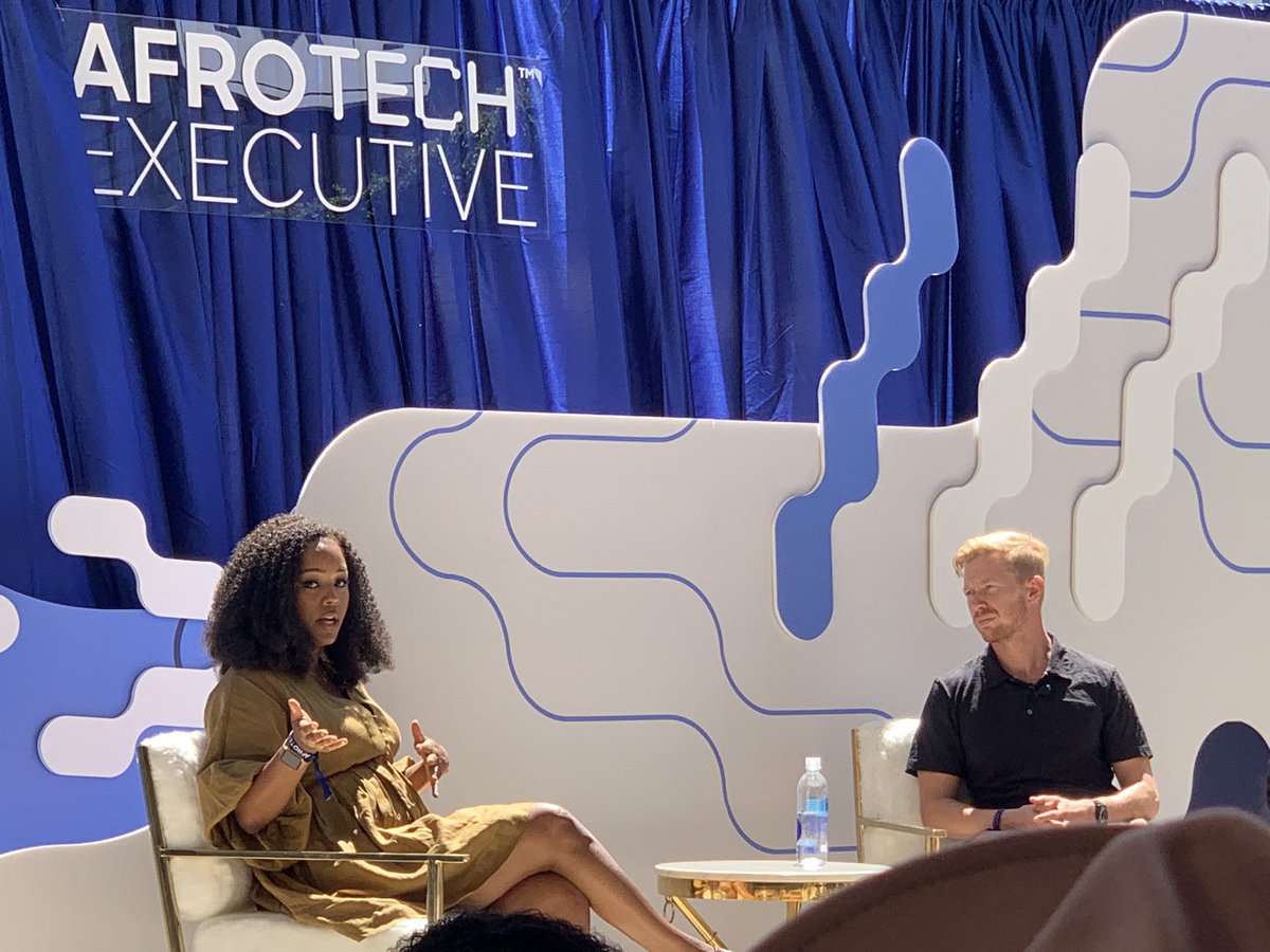 lolitataub's tweet image. 👋🏽 Hey @Sherrell_Dorsey! #Afrotech2021