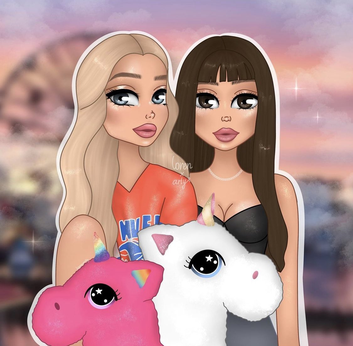 lorenxarty's tweet photo. How do you like my art for you? @iamlorengray @brooketaylork 🥺💖 https://t.co/lBHFKc0Wqb