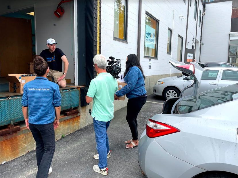 TheWilyNetwork's tweet photo. It’s been a big month for Wily and @HopeandComfort1! We cohosted our 1st Community Care Package event, and we got to film for Jeff's @CNNHeroes feature. We jumped at the chance to share how much Hope &amp; Comfort means to us! Check it out: https://t.co/oFxzBeGunT https://t.co/kEIUcnzl6b