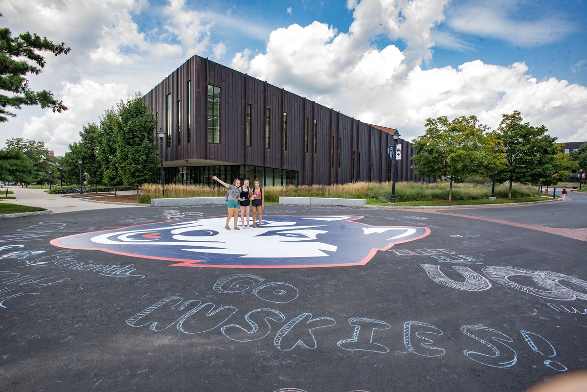 UConn's tweet photo. Today we welcomed back #UConn24 and all of our returning Huskies! 💙 https://t.co/IjZjDTvhyP