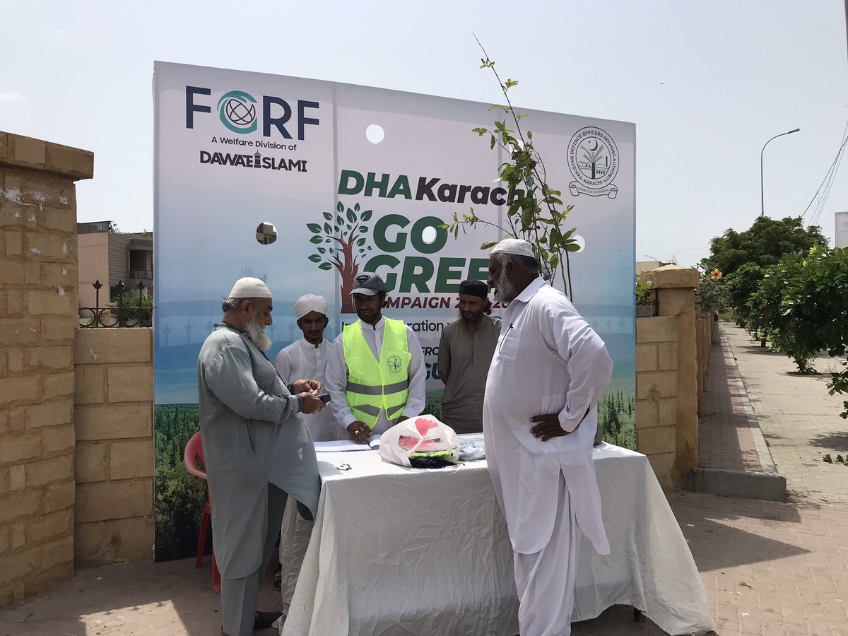 FGRForg's tweet photo. Different Plant Distribution camps setup by @DHAKarachiOfc in collaboration with @FGRFEnvironment on 8 different points within DHA Karachi. #GoGreen Karachi’s biggest plant distribution campaign started from 28th Aug and will continue till 4th September. https://t.co/Ome63SnP6N