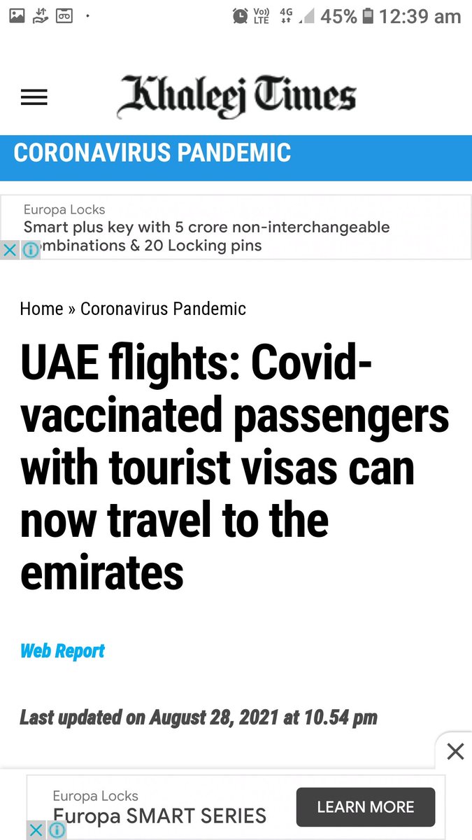 abd31372429's tweet photo. @travels_uae Just got this news .. tell me this is correct or not https://t.co/hHDg1i6twL