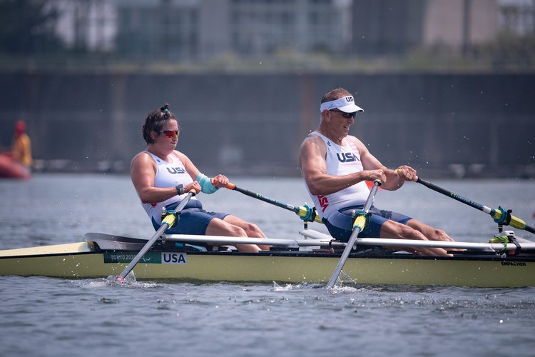 CLFridayFlyer's tweet photo. Canyon Lake's Russell Gernaat's quest for a medal in the 2020 Tokyo Paralympics have ended after a fourth-place finish in the repechages portion of the mixed double rowing last night. Russell and Los Angeles partner Laura Goodkind will compete in a non-medal B finals tonight. https://t.co/V3tq1Qw8cn
