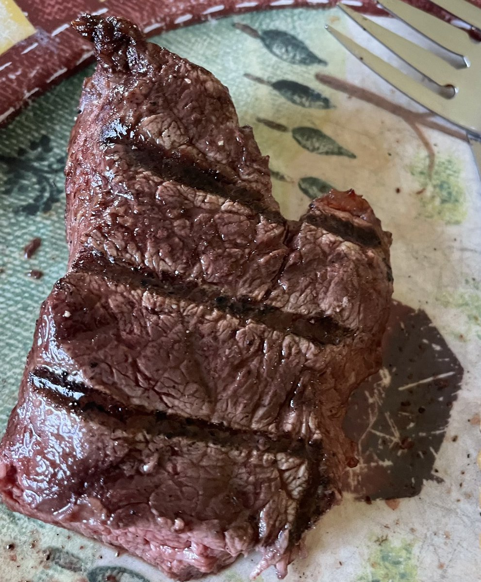 LynnWendy's tweet photo. Hey, my steak resembles the state I was born in 😜 I still ❤️ Michigan! https://t.co/0sotEmtR9g
