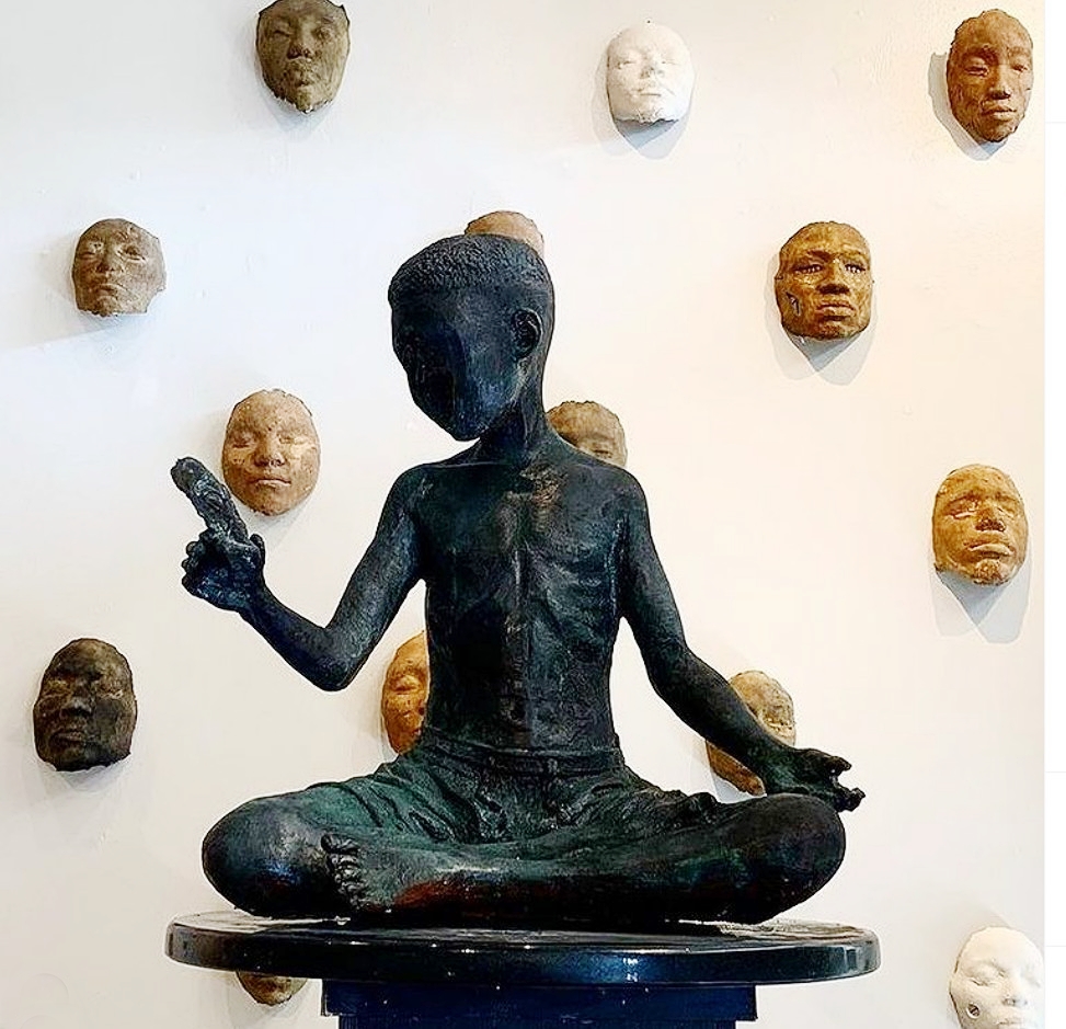 #DetroitLooksLikeThis at <a href="/norwestgallery/">Asia Hamilton</a> of Art, 19556 Grand River Avenue

"Behind the Mask," a #sculpture  show by Austen Brantley, opened Friday and is on view today until 6 p.m. and Sunday from noon-4 p.m. #art #blackart #blackartist [1/3]
