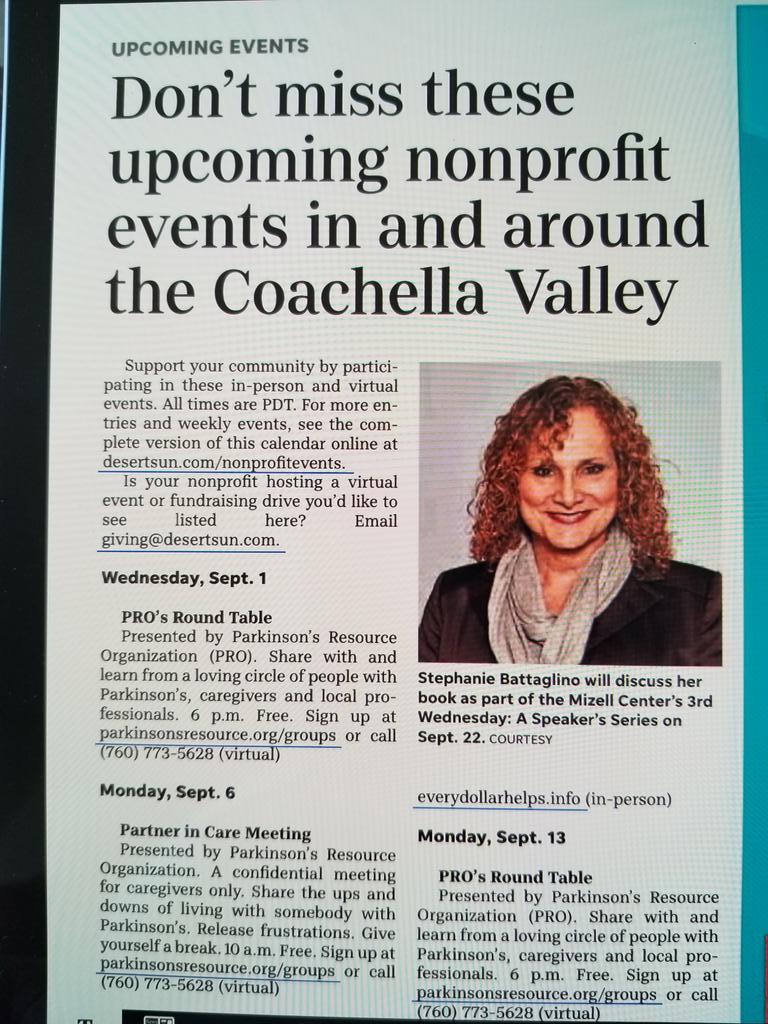 StephanieFYH's tweet image. Look who showed up in today's edition of the @MyDesert Sun! If you live in &amp;amp; around @PalmSpringsCali please join me on Sept 22 at the @MizellCenterPS !  Mizell.org/programs. #event #coachellavalley #LGBTQ #author #transgender
