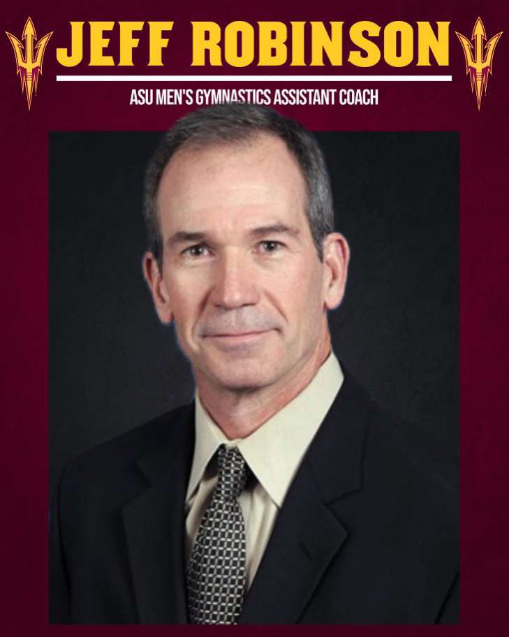 sundevilmgym's tweet photo. It’s our new coach!🔱We are welcoming Jeff Robinson as our new assistant coach.😈 We cannot wait to get to work with him as we continue on to win our 23rd National Title.🔥

#ForksUp 
#NCAAMGYM
#GymAct https://t.co/Vuih4RTcud
