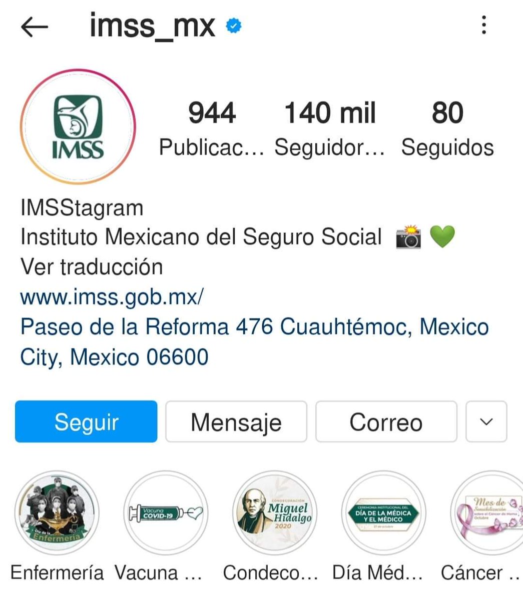 MXMXpodcast's tweet photo. México Máxico es que la cuesta oficial en Instagram del #IMSS se llame #IMSStagram 🇲🇽🇲🇽🇲🇽 https://t.co/ecWcuz7kQy