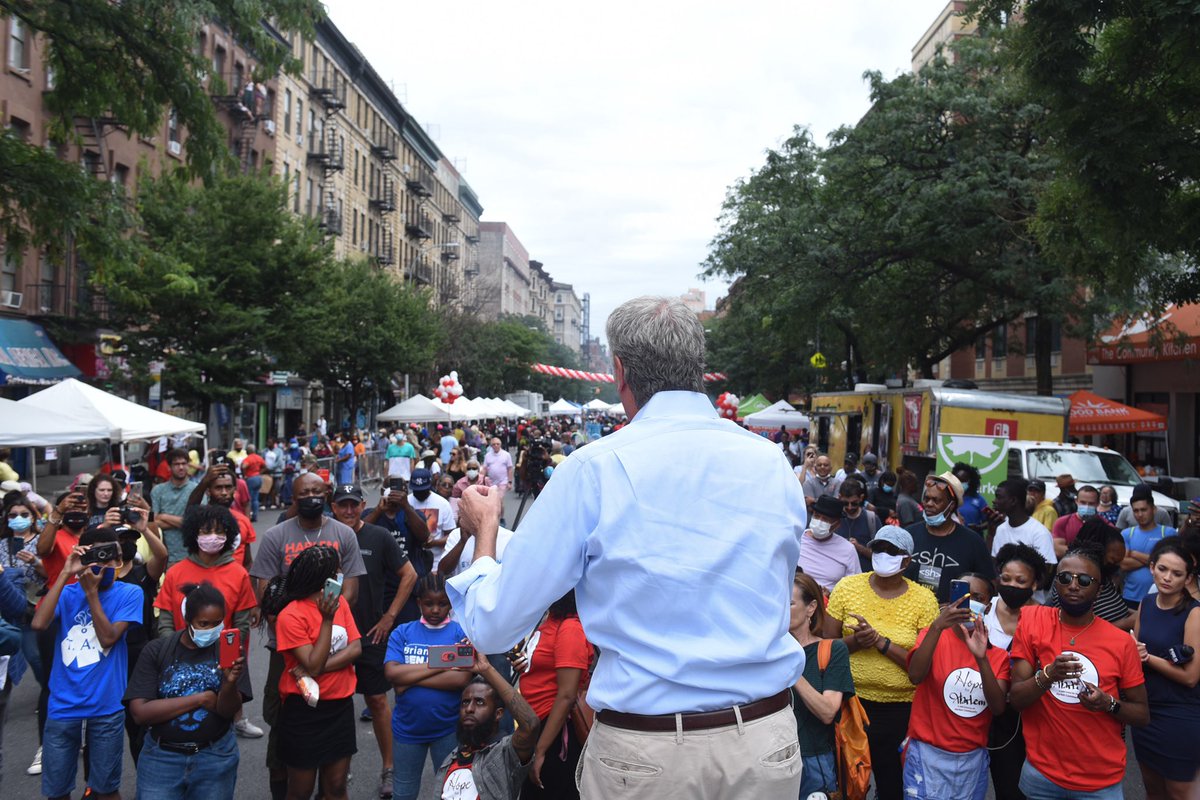 NYCMayor's tweet photo. The #WeekendOfFaith is a chance to preach, teach, and reach New Yorkers where they are about the #COVID19 vaccine. The faith community at #HopeOfHarlem is doing incredible work protecting the health of our city. https://t.co/7THB9Ttm2Z