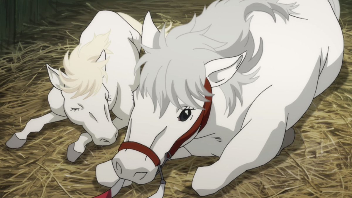 horses_otd's tweet photo. today's horse of the day is midoro from dororo! 
[ submitted by @/bloodycharas! ] https://t.co/w4XpF0BwyG
