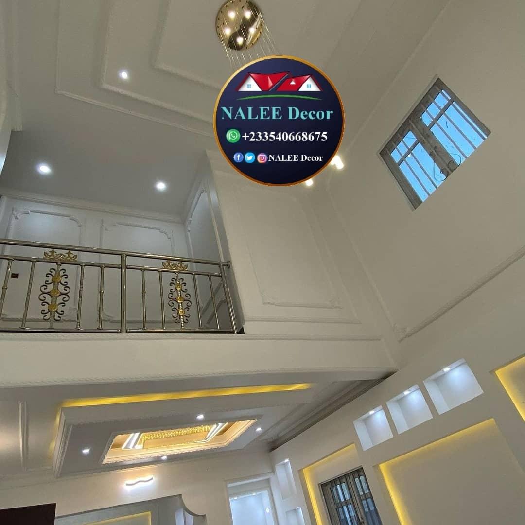 naleedecor's tweet photo. We are just a call or WhatsApp away on +233540668675. Simply build and contract us for all your furnishings. We have the materials craftsmen for the job. ie #tiling, #ceilingwork, #painting, #glassworks, #metalworks, #woodworks, #spraying, #plumbing, #electricals, #automation, https://t.co/J3PeIY6qlg