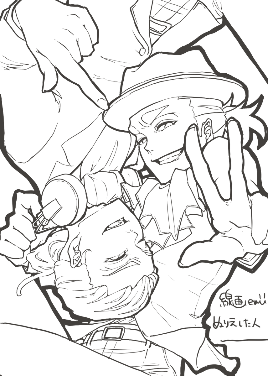 先生の月なので誕生日絵の塗り絵で祝おう🥳ということで線画です。
輝度を透明度に変換して使用してください。
~塗り絵のお約束~
・塗り絵した人のところにお名前記入
・みんなの塗り絵見たいのでTwitterで塗ったあと上げる場合は文章に@nekoarisu_kを入れてください
・おらんと思うが自作発言だめ