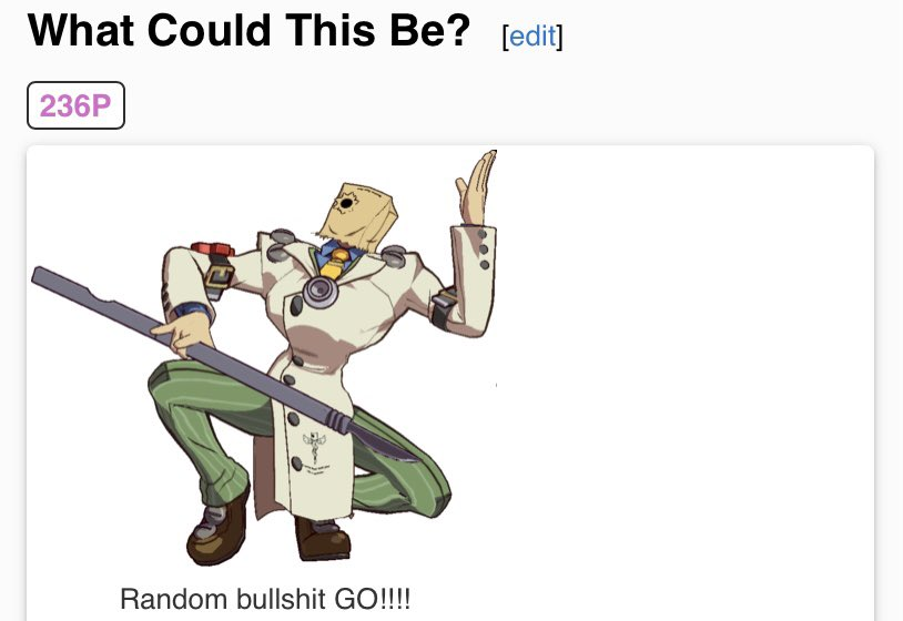 Thanks Dustloop Wiki tweet media