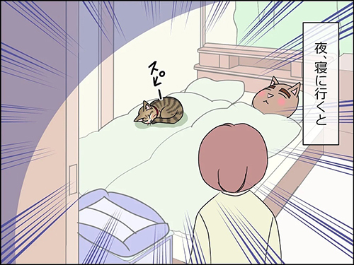猫と一緒に寝たい飼い主、ベッドで待ってたことに喜ぶも…… ダッシュで逃げられる漫画がちょっぴり切ない https://t.co/u3uTlyeSi7 @itm_nlabより