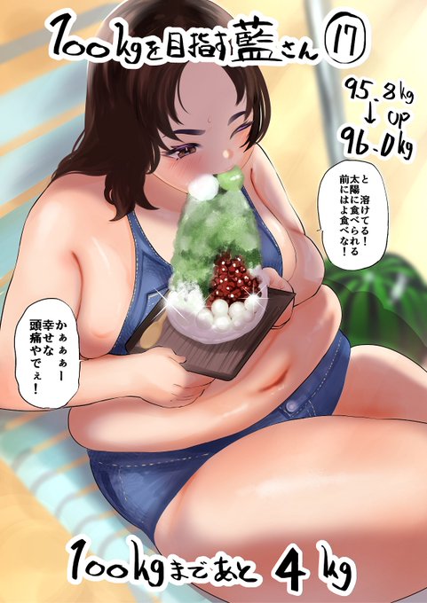 100㎏を目指す藍さん 17 