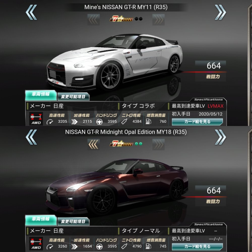 最速 ドリスピ 速い車ランキング