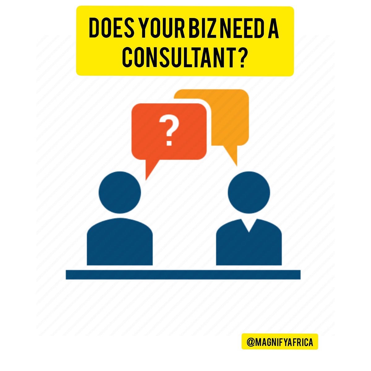 Magnifyafricang's tweet photo. A newly started business should consider hiring a business consultant.

We can help guide setting up your company correctly with legal, compliance, market research, and financial planning.

Request for 10min free consultation with us..

Send mail to service@magnifyafrica.com.ng https://t.co/DzRGP4UzF6