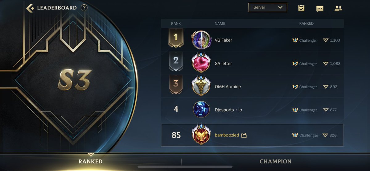 Now you bitches can’t say I’m hardstuck GM no more