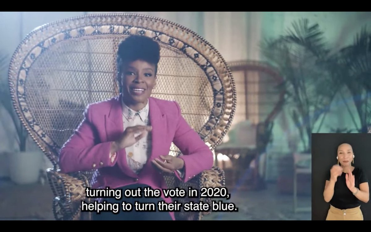 Thank you <a href="/blkfemfuture/">Black Feminist Future</a> for shouting out <a href="/newvoicesrj/">New Voices for RJ</a> and our #VoiceYourVote Project that mobilizes Black womxn to vote in #Pennsylvania and #Ohio! #Jubilee21 #BlackFeministHomecoming