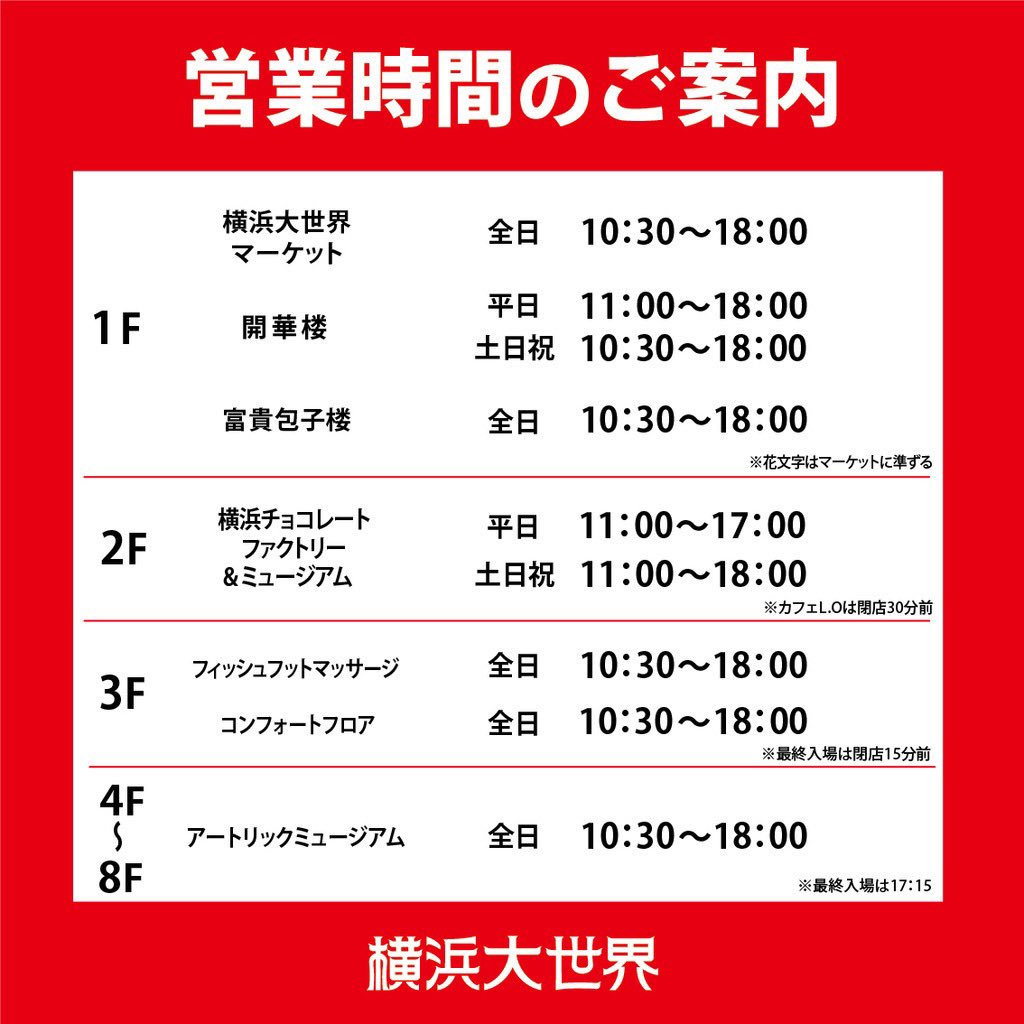 横浜大世界 横浜中華街 大籠包 タピオカ チョコレートファクトリー トリックアート Yokohamadaska Twitter