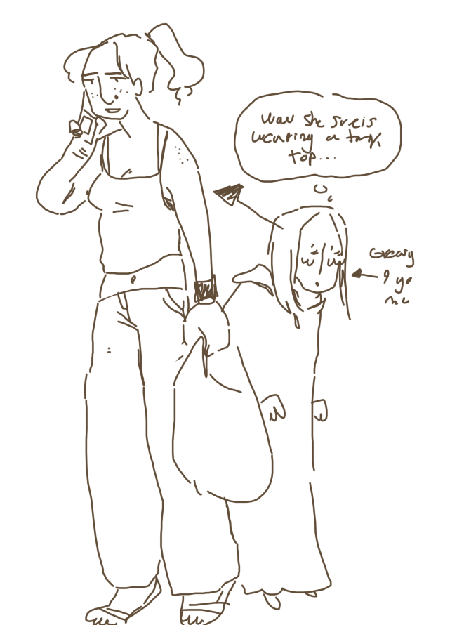bro i was staring girls right in the titties and yet i couldnt figure out i was a lesbian until two years ago 