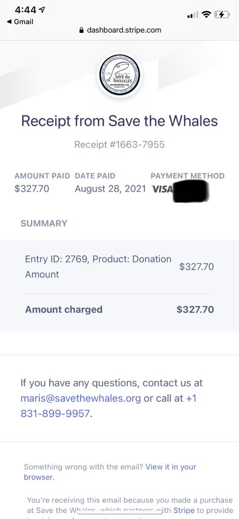 Another biweekly Charity sell/burn successfully completed!

$327.70 USD donated to <a href="/SaveTheWhalesCA/">Save The Whales</a> from selling 4,090,743,058,816,770,000 WHEX and donating USD equivalent from Peter Wake’s credit card.

3,891,664,535,375,520,000 WHEX burned!

#BSCGems #charity #savethewhales