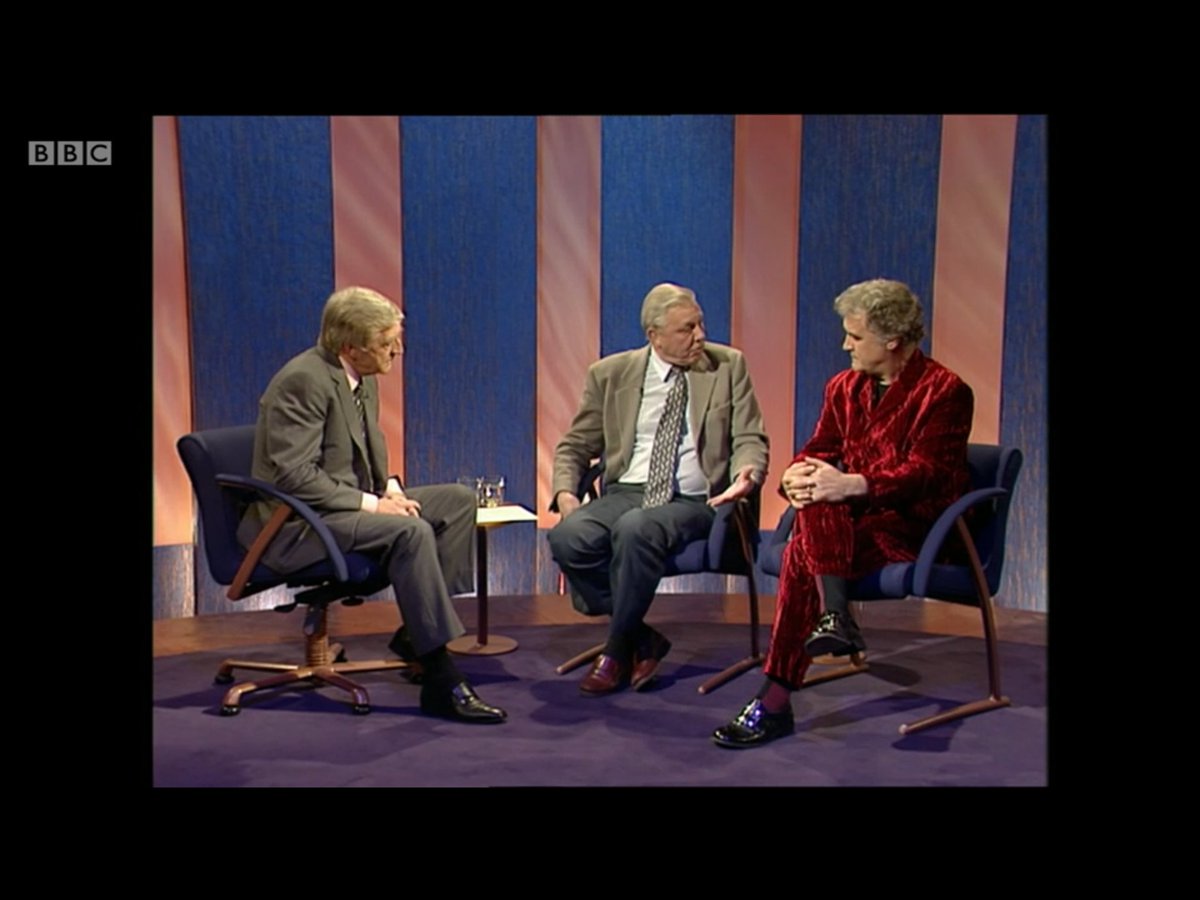 To think that on Saturday evenings we used to get this.

Now we get the likes of Mrs Browns Boys.

#parkinson #michaelparkinson #parkinsonat50 #billyconnolly #davidattenborough
