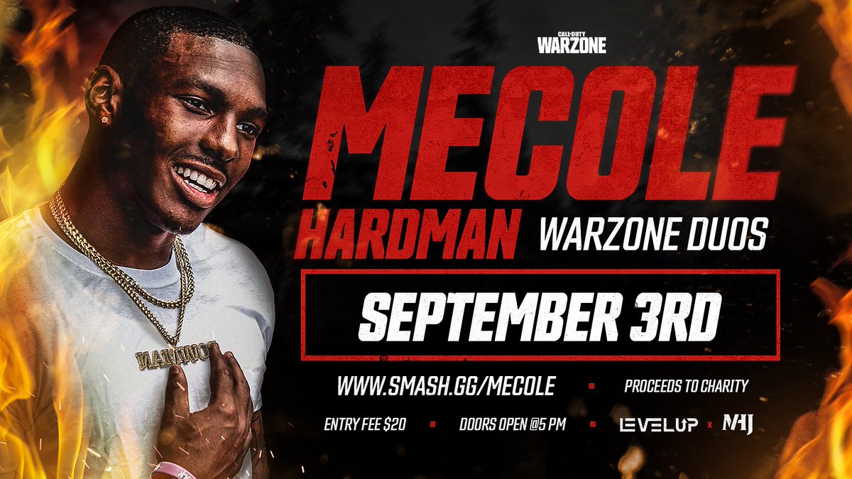 gameatlua's tweet photo. ICYMI: @MecoleHardman4 is dropping into Verdansk from LEVELUP Friday, Sep 3rd. Bring a duo and drop with him! 

9/3: 5 - 8pm
Custom Lobby Duos
Bounty Hunter Prizes for taking down The Jet ✈️
4 Games | 2 Groups of 30 Teams

😷MASKS REQUIRED😷

Reg: https://t.co/vmbhUObfIk https://t.co/EDTeYJ0mEs
