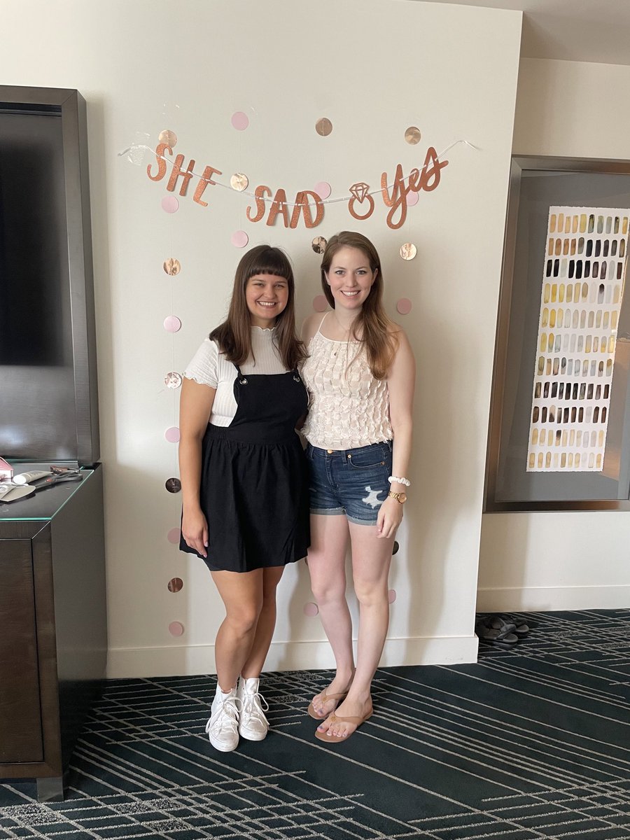 haleyvemealone's tweet photo. Low maintenance bride whose only demand for the bachelorette party attire is that we all wear tiny hands>>> https://t.co/QqHrMLsOHX