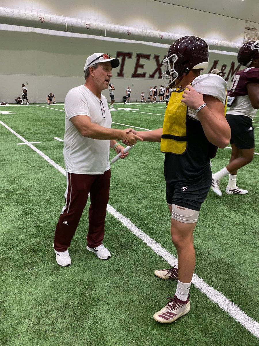 This is a photo of my son being put on a division 1, SEC West, #6 team in the nation Fighting Texas Aggie football SCHOLARSHIP!!!!  I don’t have the words.  <a href="/AggieFootball/">Texas A&M Football</a> <a href="/TAMU_WalkOns/">Texas A&M Walk-Ons</a> <a href="/TAMU/">Texas A&M University</a> <a href="/AggieAthletes/">TAMU Student-Athletes</a> <a href="/TAMU_SPMT/">TAMU Sport Management</a> <a href="/TAMUequipment/">Texas A&M Equipment</a> <a href="/BrightonBengal/">Brighton Football</a> <a href="/E4Afamily/">Especially for Athletes (E4A)</a> <a href="/12thMan/">Texas A&M Athletics</a> <a href="/TexAgs/">TexAgs</a>