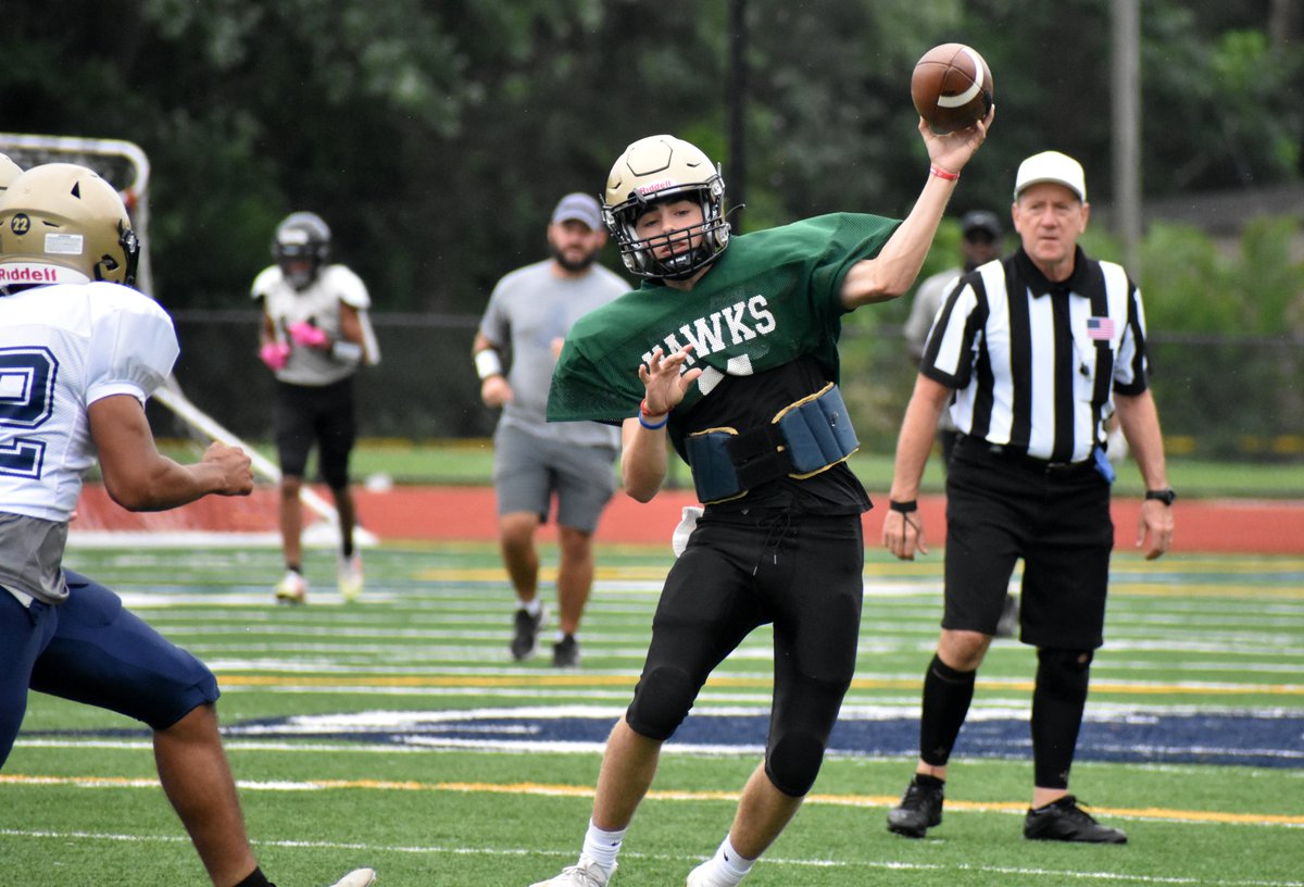 From Platt, SMSA, Woodland, Lyman Hall scrimmage #cthsfb