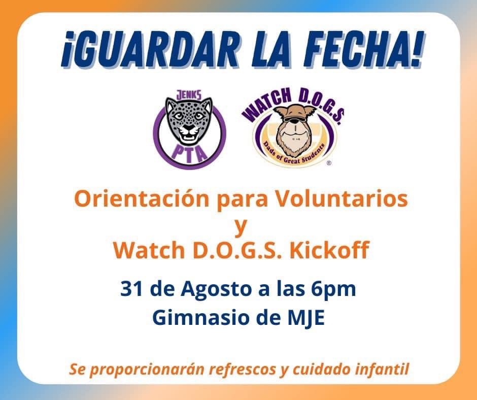 We can’t wait to see you on Tuesday, August 31st at 6:00 PM! <a href="/JenksPta/">Jenks PTA</a>