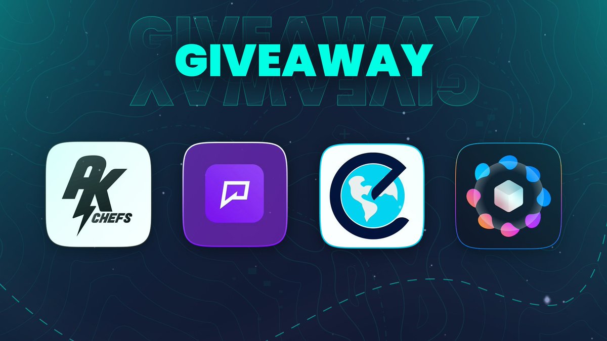Giveaway! 🎉

Prizes:
• 1x Earthside monthly key
• 1x Trickle renewal key
• 1x Porter 50ISP pack
• 1x AKCHEFS membership

To Enter:
• Follow @EarthsideIO, <a href="/tricklebot/">TRICKLE</a>, <a href="/PorterProxies/">Porter Proxies</a>, @AKChefs.
• Turn on notifications.
• Retweet &amp; Like this tweet.

Ends in 24 hours. ⏰