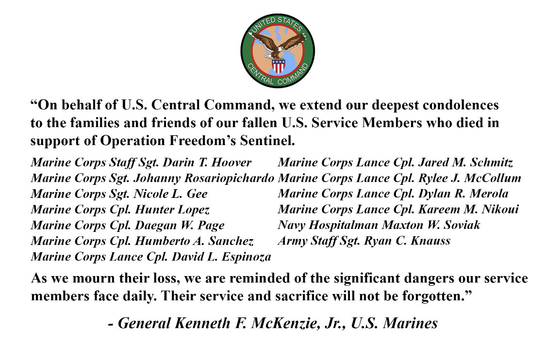 Gen. Kenneth F McKenzie Jr (@genkennethfmck4) on Twitter photo 