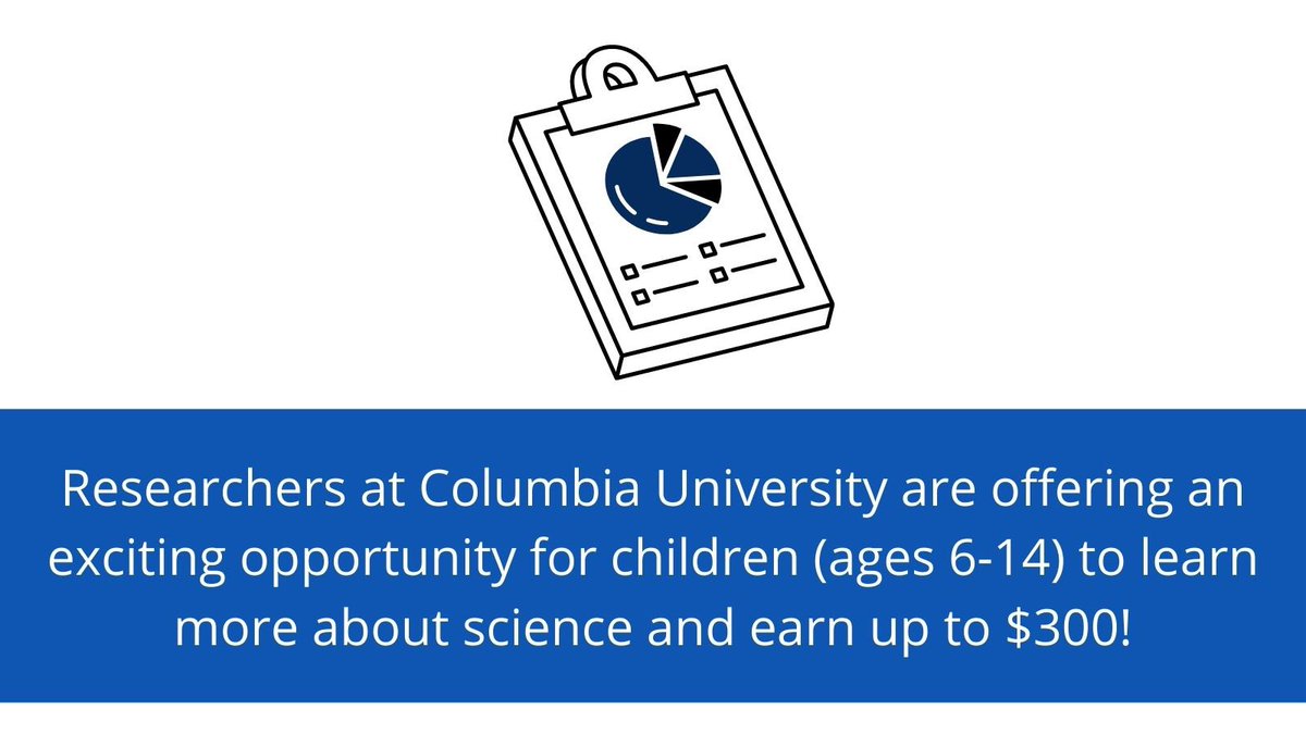 CogDevelopLab's tweet photo. Our clinicians provide a no-cost diagnostic evaluation to eligible participants, plus up to $300!
Visit https://t.co/i9S1FvXfBV for more information!!
#Teachkids #researchforkids #NYSPI #cogdeveloplab #marshlab #mentalhealth #CBTworks #psychtwitter https://t.co/18NWW9uGsP