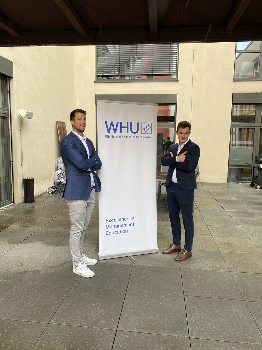 Welcome to the two new elite athletes joining our PT #mba program! Congratulation to @HendrikFeldwehr and Marius Radow for the @WHU_edu @sporthilfe and #wertestiftung scholarships! We are looking forward to have true champions on board! @FassnachtMartin @WHU_Dean @katrin