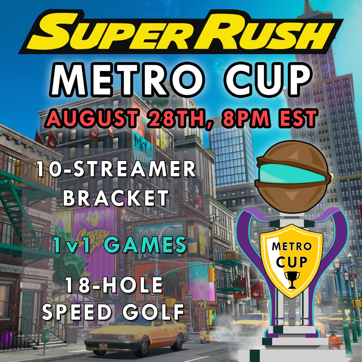 Tonight. Mario Golf tourney with <a href="/AverageDeku/">AverageDeku</a> <a href="/UnspokenKnight_/">UnspokenKnight</a> <a href="/fleasills/">Flea's Cozy Wearables</a> Cbast <a href="/0takudeter/">0takuDeter</a> ShoeGoomba, and <a href="/KamikazeCarl/">Carl Bennett</a> 

twitch.tv/sly_neon
at 8PM EST

#mariogolf