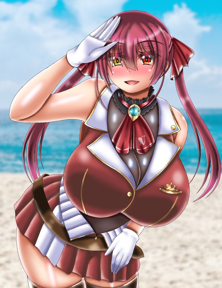 おはようございます…。
なんて乳してやがる…マリン船長ォ…！