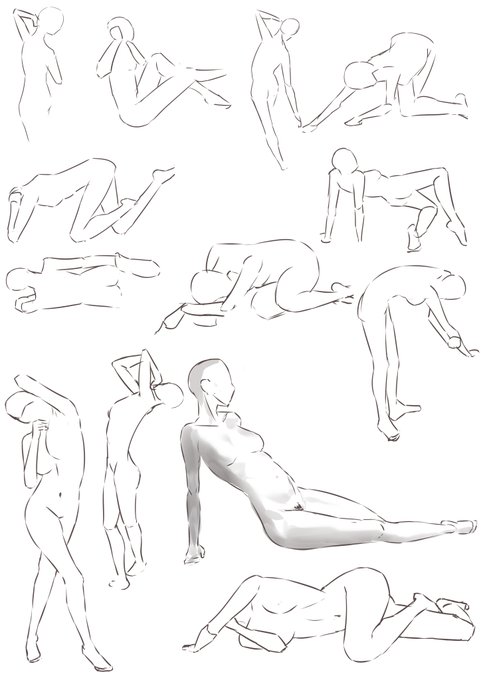 久々にクロッキーやったら全然描けなくて草 