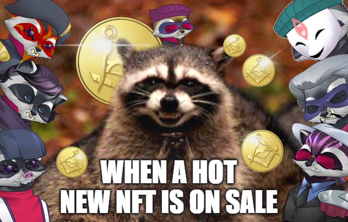 XylowETH's tweet photo. Seriously - this thing is gonna blow up.
-10k minted in 3 hours under high gas prices
-An active discord community
-Angel Raccoon NFT's dropping within the next few days.
You don't wanna miss this one! @TheRaccoonSS #RSSmeme #NFT #NFTS #NFTcommunity #NFTcollector #OneOfUs https://t.co/WWcorMARV3