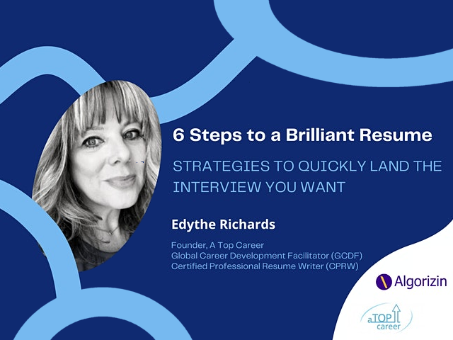 atopcareer's tweet photo. Join Edythe Richards this Tuesday at 9 pm EST for a free resume &amp; job search webinar.
Register here:
https://t.co/SGk5re7jqs

#CareerAdvice #Interview #Resume https://t.co/vYixtABp0I