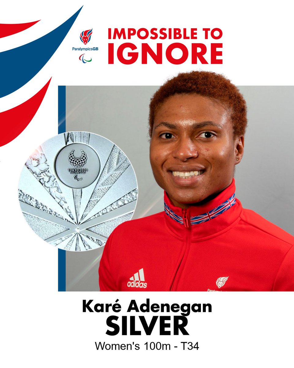 And a stunning SILVER for <a href="/AdeneganK/">Karé Adenegan</a>🥈

Some race, that. 💨 

#ImpossibleToIgnore 
#Paralympics