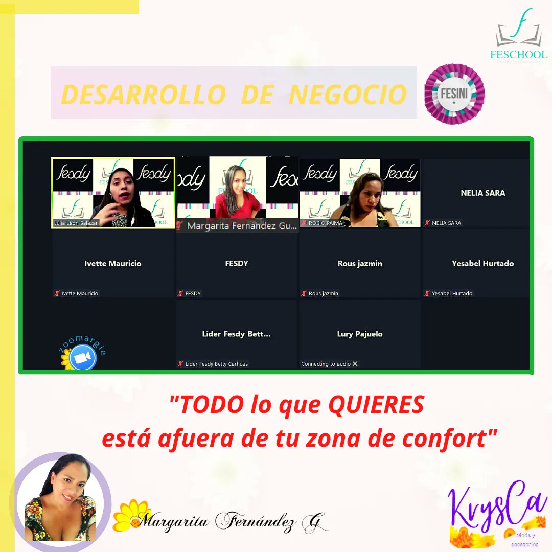 Desarrollo de Negocio 🌼💜
#mujeresemprendedoras #impulsatunegocio #frasemotivadora #TeamMargaritaFernandez #zoomargie