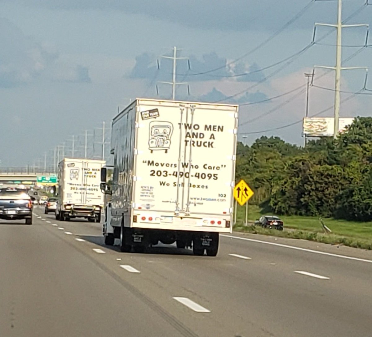 Or Four Men and Two Trucks! #MATH