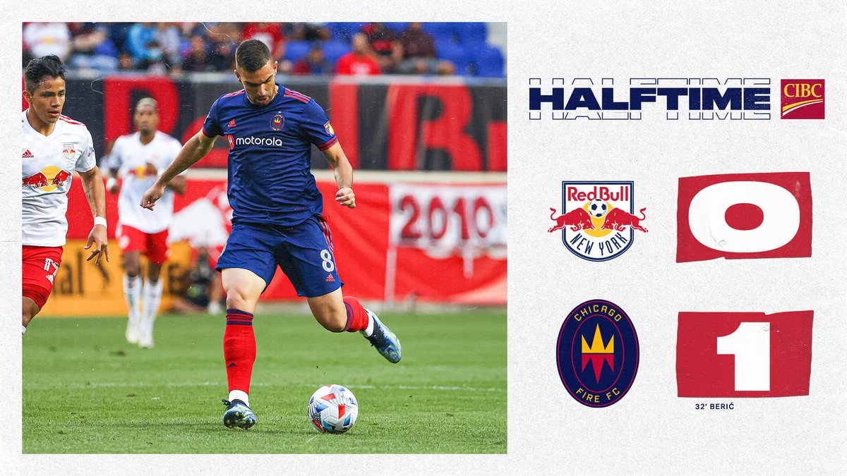 ChicagoFire's tweet photo. Headed to the locker room with the lead.

#RBNYvCHI https://t.co/6qmyfS4TsE