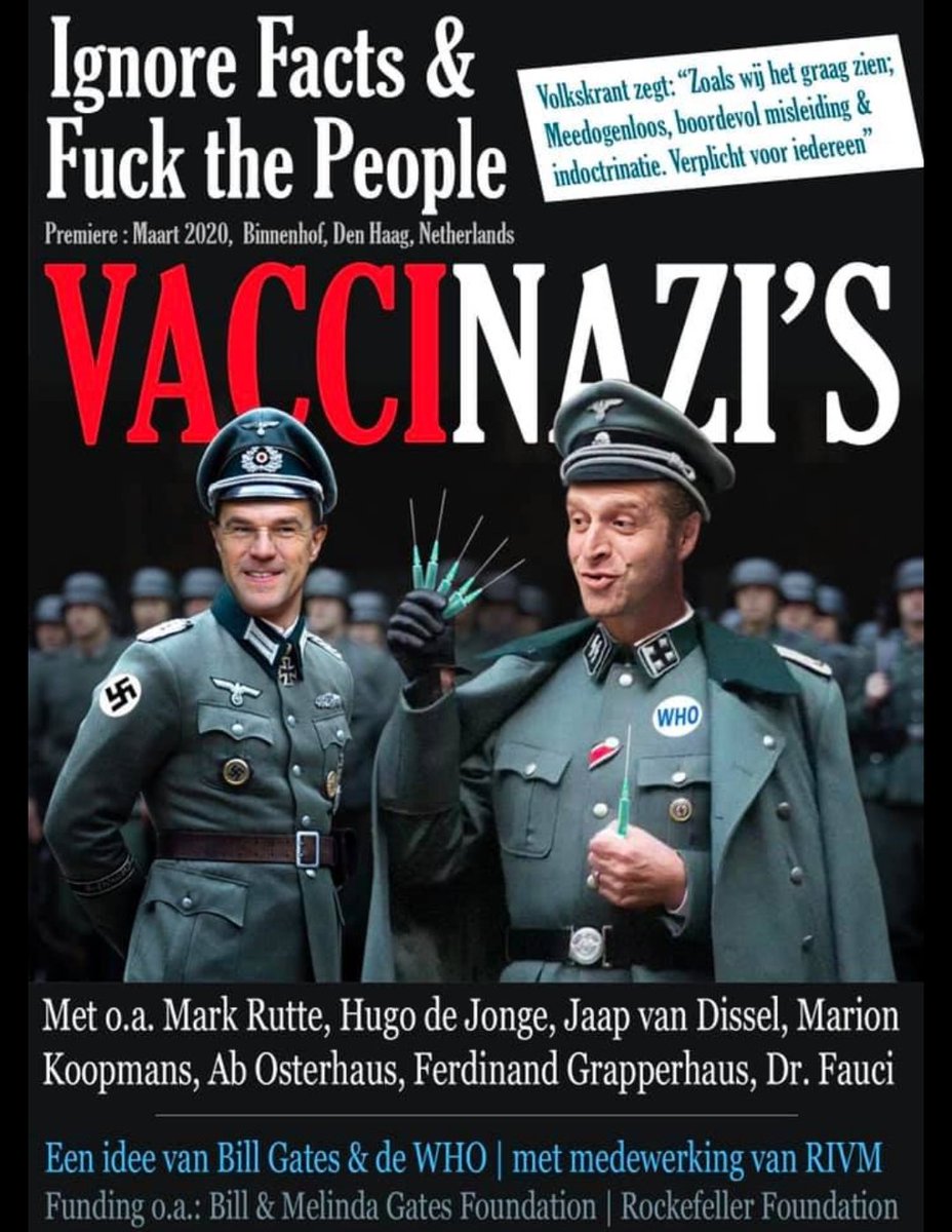 Zenith07958604's tweet photo. @Twiggy24 @Subvenioconsult Oh als het dat maar is, ik ken al zeker honderden mensen familie en vrienden, op scholen ziekenhuizen, bouw, winkels, horeca eigenaars in Vlaanderen. Vroeger hadden we het verzet tegen de Duitsers en de communisten, nu krijgen we terug het verzet tegen de Vlaamse en Vivaldi Reich https://t.co/UHnhAG4P4C